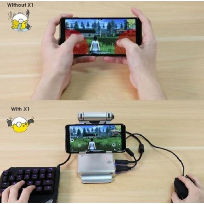 Gamesir X1 Battledock Converter Keyboard And Mouse Adapter Fps Pubg - Perak