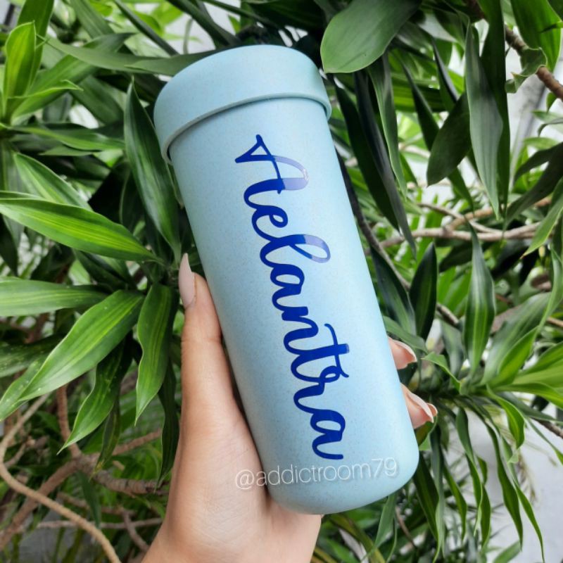 botol minum / botol minum custom/ tumbler custom / tumbler sticker /tumbler nama