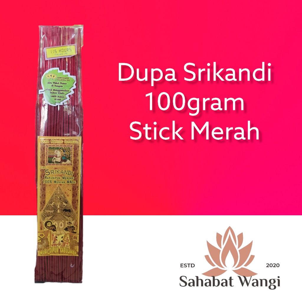 Dupa Hio Wangi SCR Srikandi Wayang Ratunipun (Stick Merah)