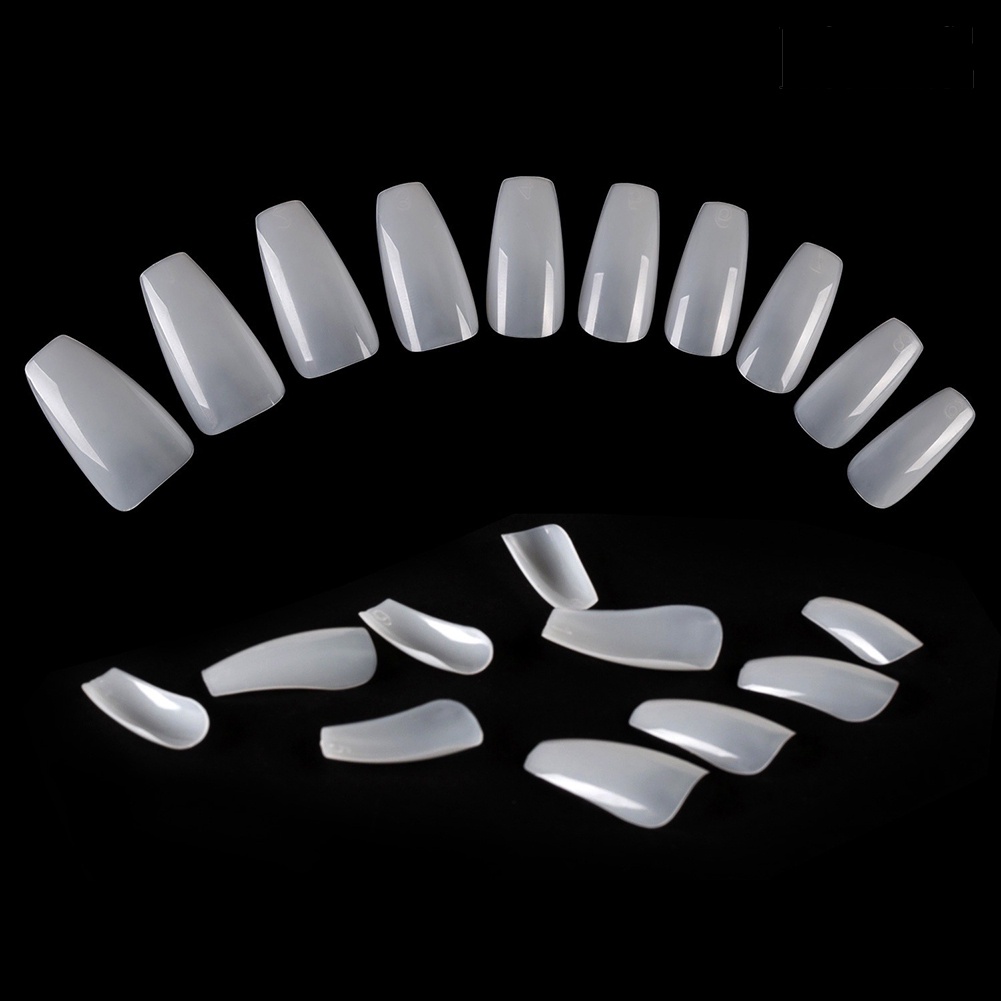 Providence 100Pcs Full Stickers Fake Nail Tips Patch Phototherapy Manicure Tool Decoration