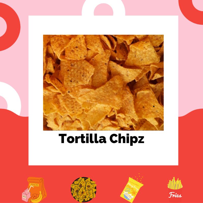 

Tortilla Chipz - Tortilla Keripik Jagung - Snack Cemilan Kiloan