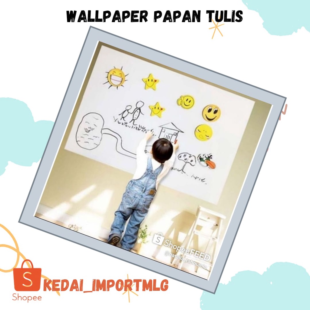 WALLPAPER PAPAN TULIS 60X200