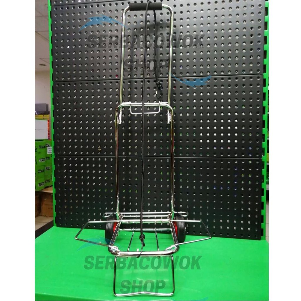 Trolley Lipat Mini Trolly Lipat Besi Chrome Serbaguna Troli Barang Termurah Berkualitas