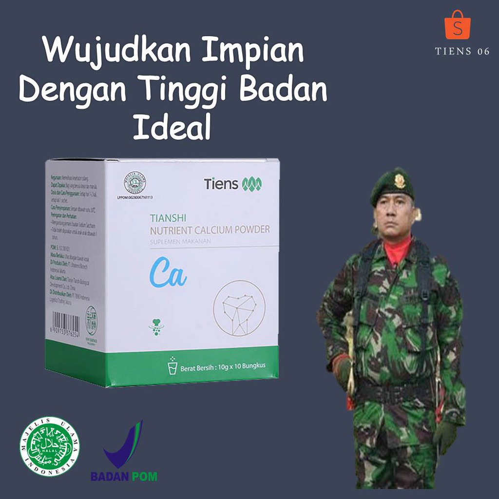 susu bubuk susu kalsium tinggi untuk patah tulang Susu Osteoporosis Kalsium Tiens NHCP