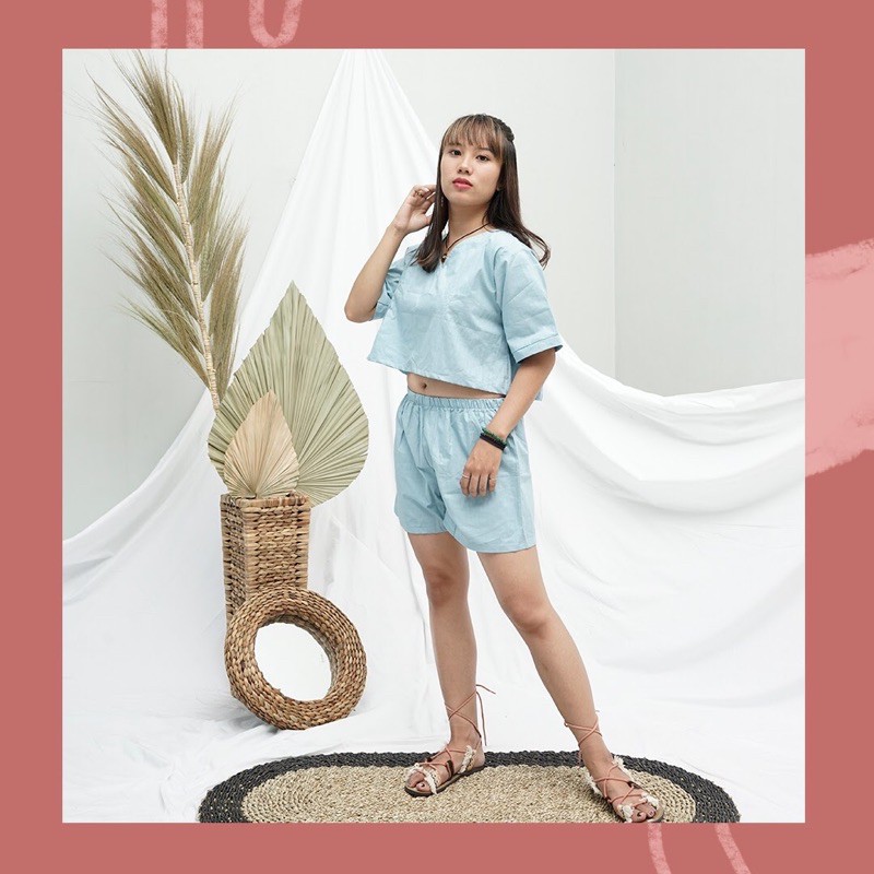 bluesky set linen premium