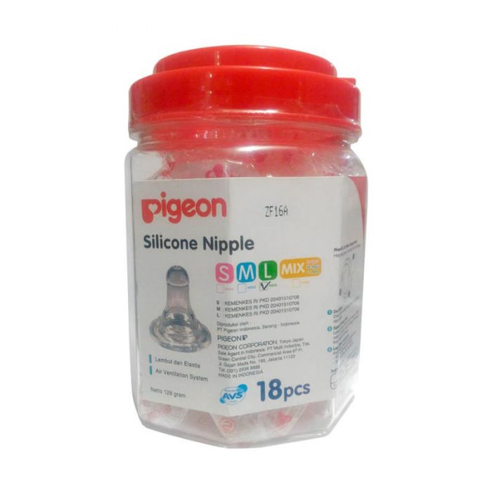 Pigeon silicone NIpple / dot karet eceran