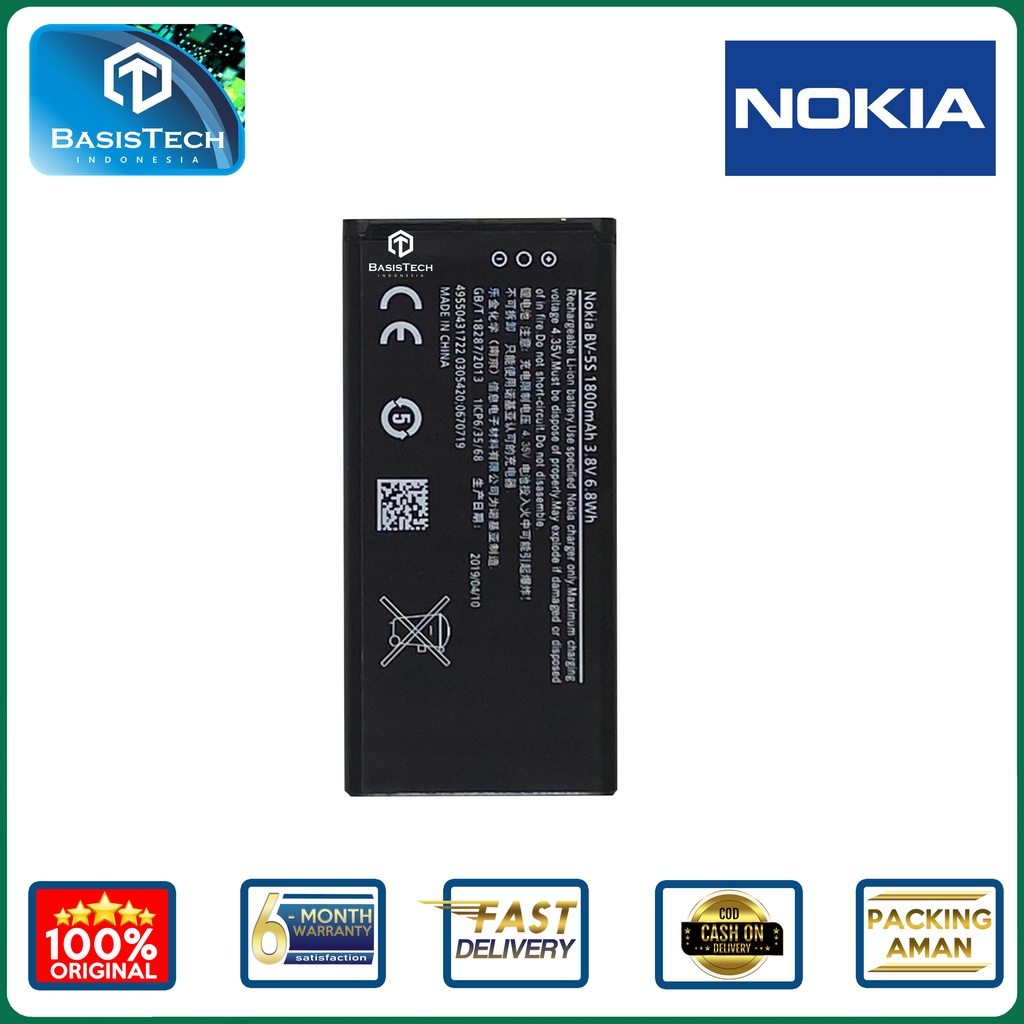 BATERAI NOKIA X2 - X2D - X2DS - RM-1013 - BV-5S - ORI