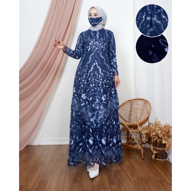 (REALPICT)GAMIS TINGKAT RUNCING~GAMIS MALAYSIA~GAMIS KIRANIA~GAMIS TERBARU~GAMIS BROKAT TILLE~GAMIS 