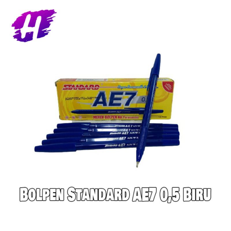 

BOLPOINT STANDARD AE7 0.5 MM BIRU 1 PCS
