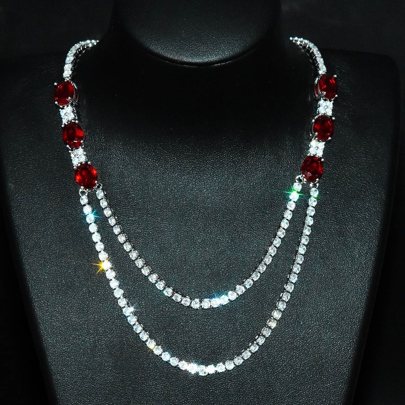 Kalung Ruby Natural Mewah