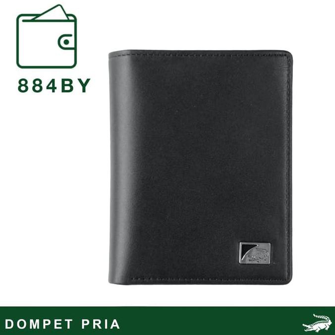 -SIAP KIRIM- CROCODILE 884BY DOMPET PRIA MEN WALLET LEATHER KULIT ORIGINAL - HITAM