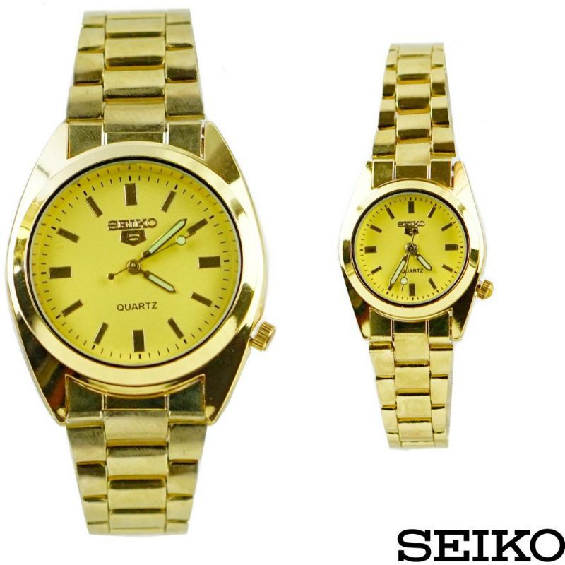 JAM TANGAN COUPLE MURAH SEIKO 5 RANTAI PREMIUM IMPORT GROSIR ARLOJI SK002