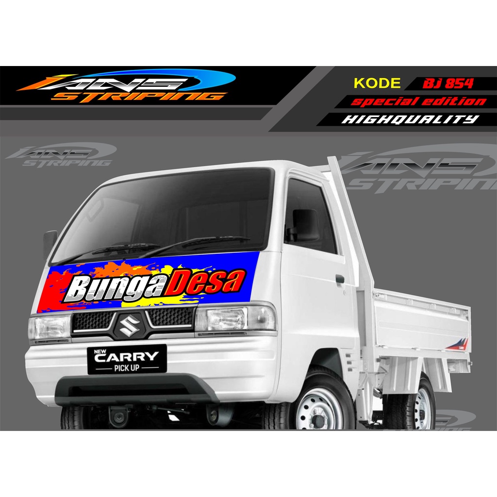 STICKER KAP MOBIL CARRY/ STIKER KABIN DEPAN MOBIL CARRY PICK UP / STICKER TERBARU