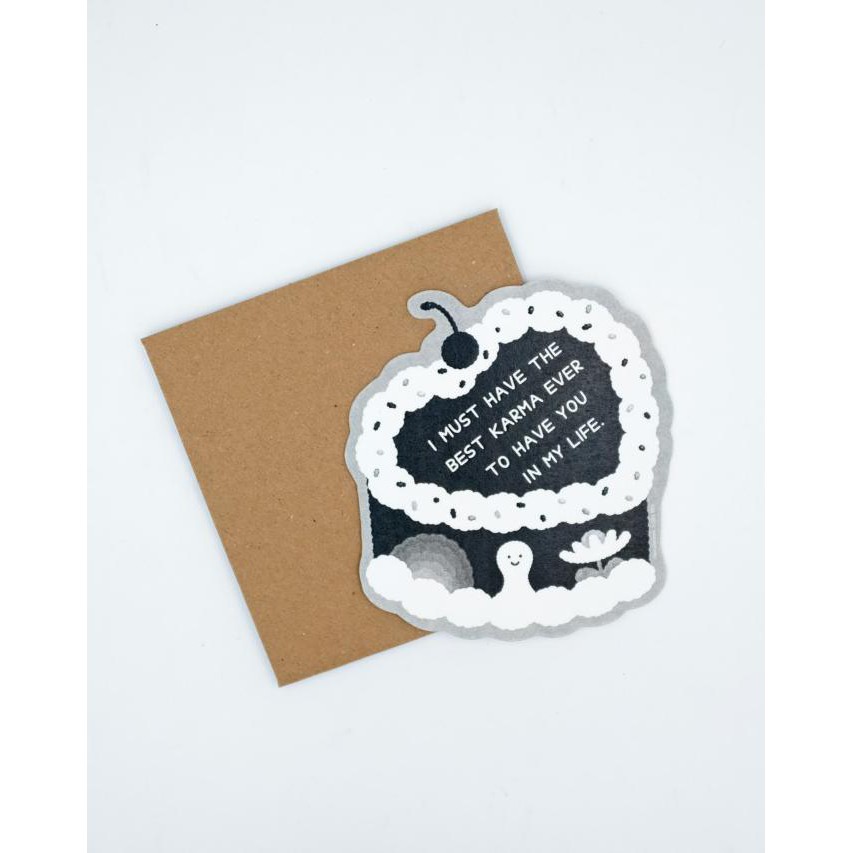 

Kualitas Terbaik] Pantainanas X Silly Billy - Postcard With Envelope / Kartu Pos - Jack (B&W)