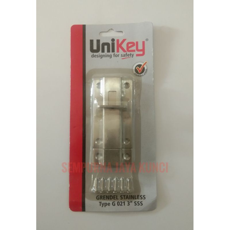 Kunci Grendel Unikey Stainless G 021 SSS