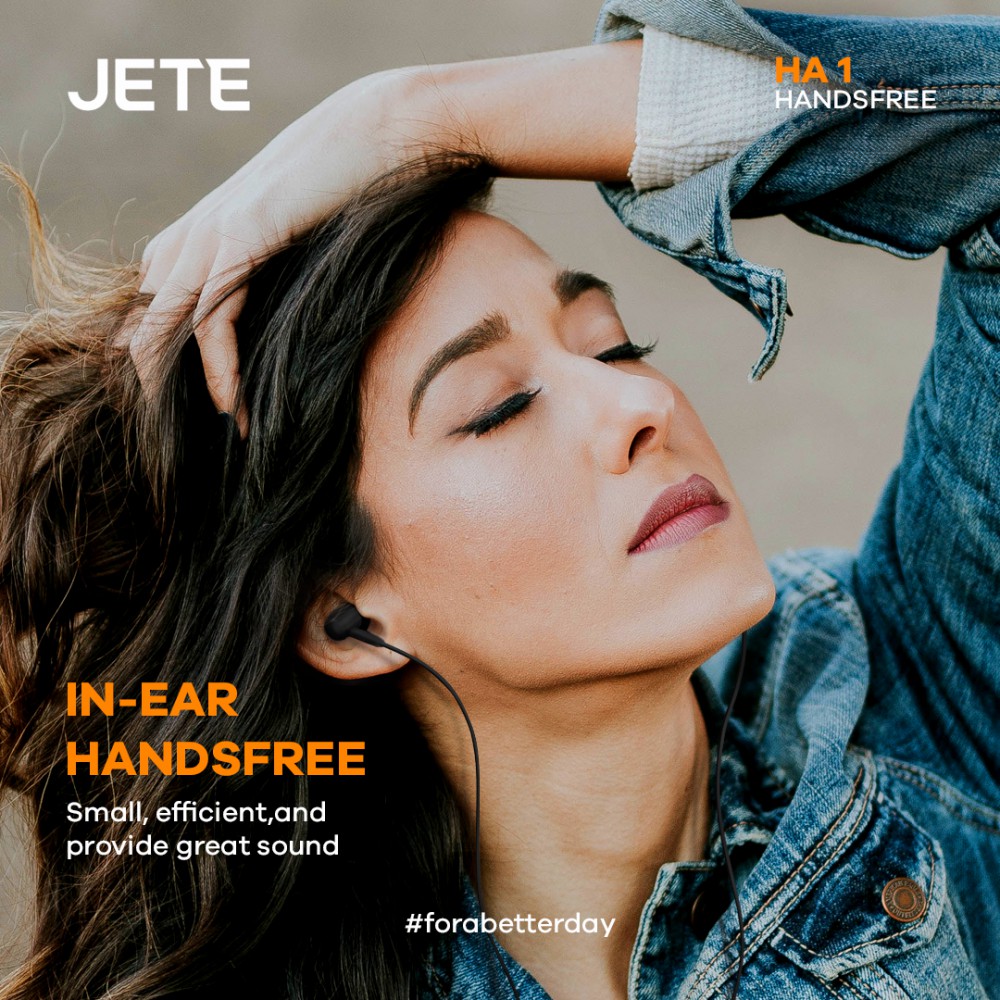 Headset Earphone  JETE HA1 - Garansi 2 Tahun