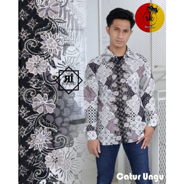 Seragaman Batik Pria Lengan Panjang Terlaris Batik Pria Premium Seragam Nikahan Batik premium