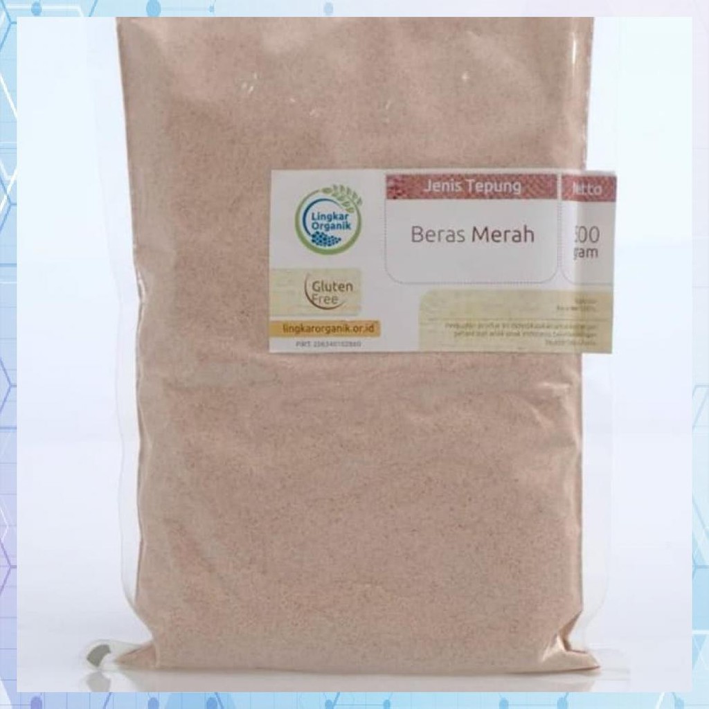 

LINGKAR ORGANIK TEPUNG BERAS MERAH 500 GRAM | MPASI | ORGANIC FLOUR