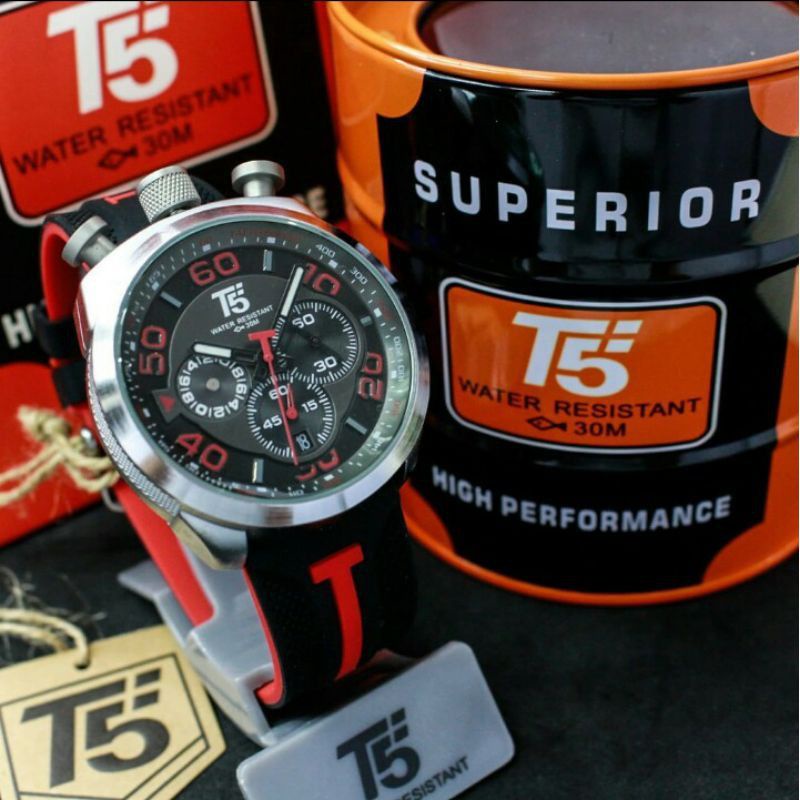 BISA COD Jam Tangan Pria T5 H 3619 Original & Tahan Air - Grosir Jam Tangan T5