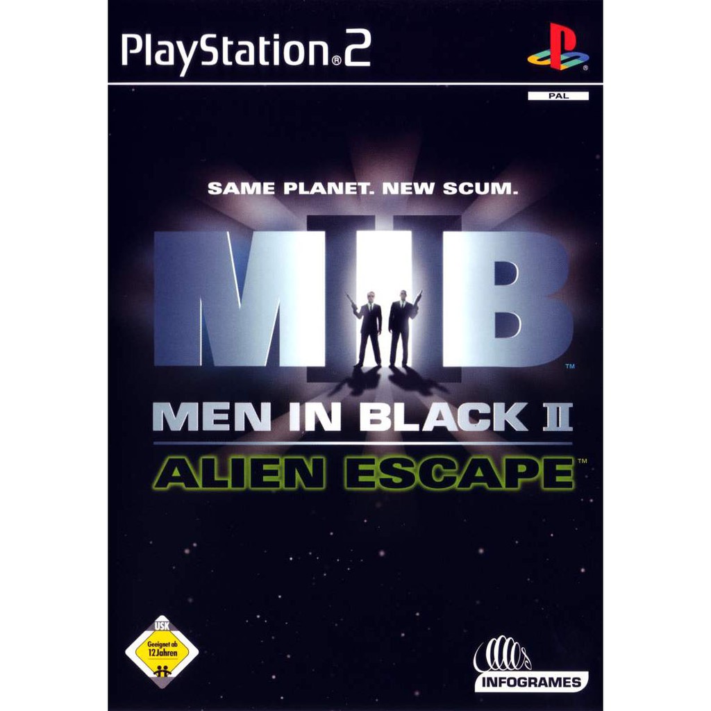 DVD Kaset Game PS2 Men in Black 2 Alien Escape