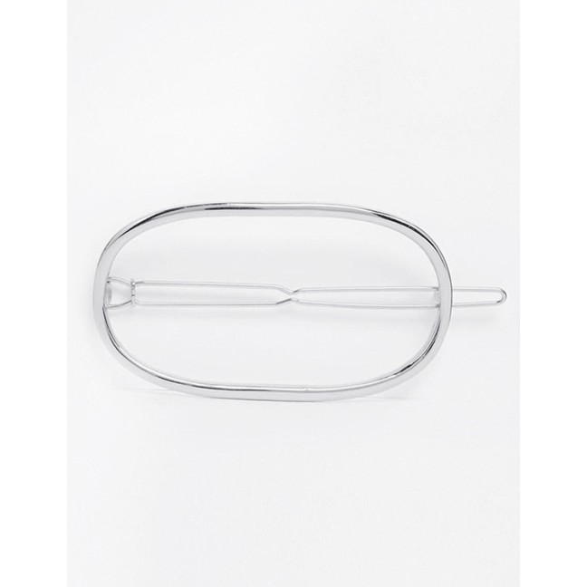 LRC Jepit Rambut Fashion Alloy Geometric Elliptical Hair Clip F4265X