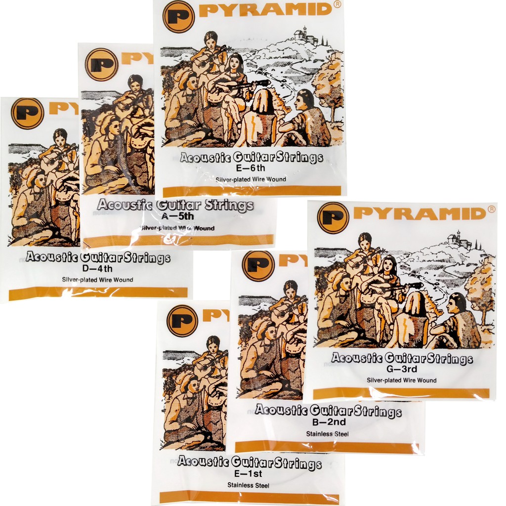 Senar Gitar Pyramid Acoustic Guitar Strings