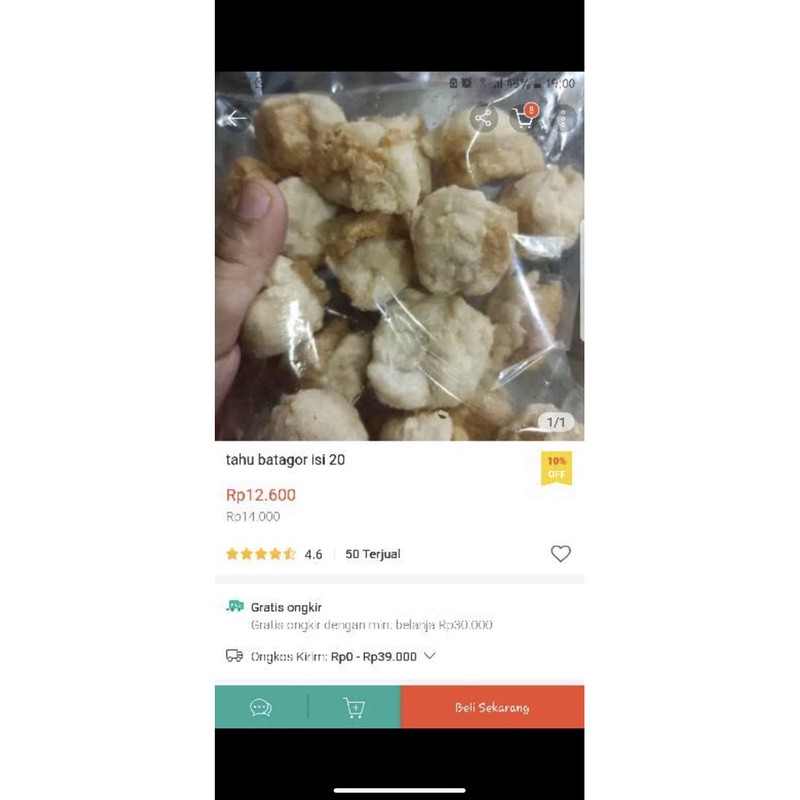 

isi 500 gram tahu batagor