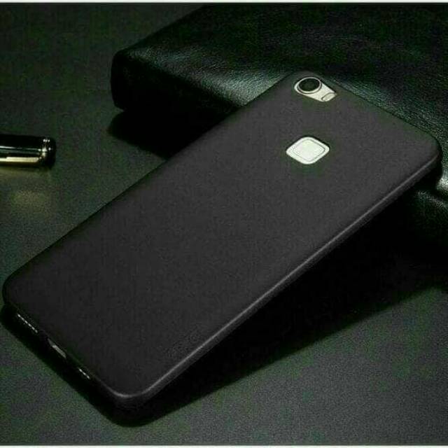 Case Slim Black Matte Vivo V7 Plus Soft Case Casing Macarone Vivo V7plus V7+