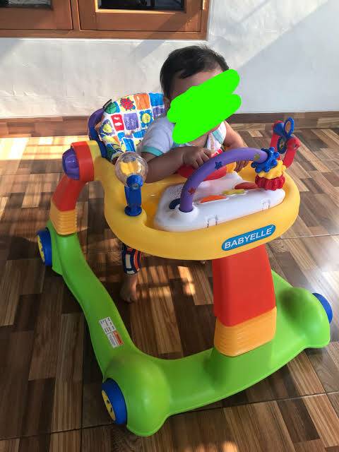 BABY WALKER 2 IN 1 BABYELLE BE 0188 kereta belajar jalan Baby Elle Makassar