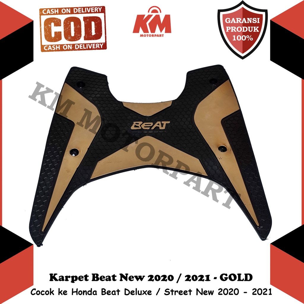 Karpet Beat Fi Deluxe / Street 2021 2020 2022 New Monster Keset Motor Honda Beat Bahan KARET ESP Variasi