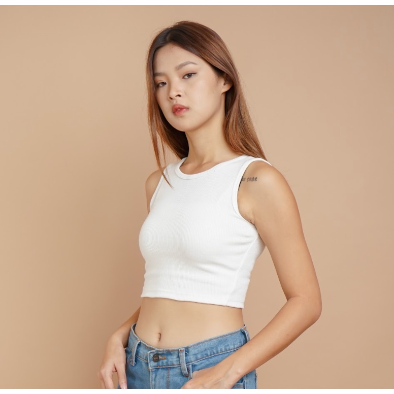 MODAVIE - MONICA TANKTOP Crop Tank Top Baju Atasan Wanita