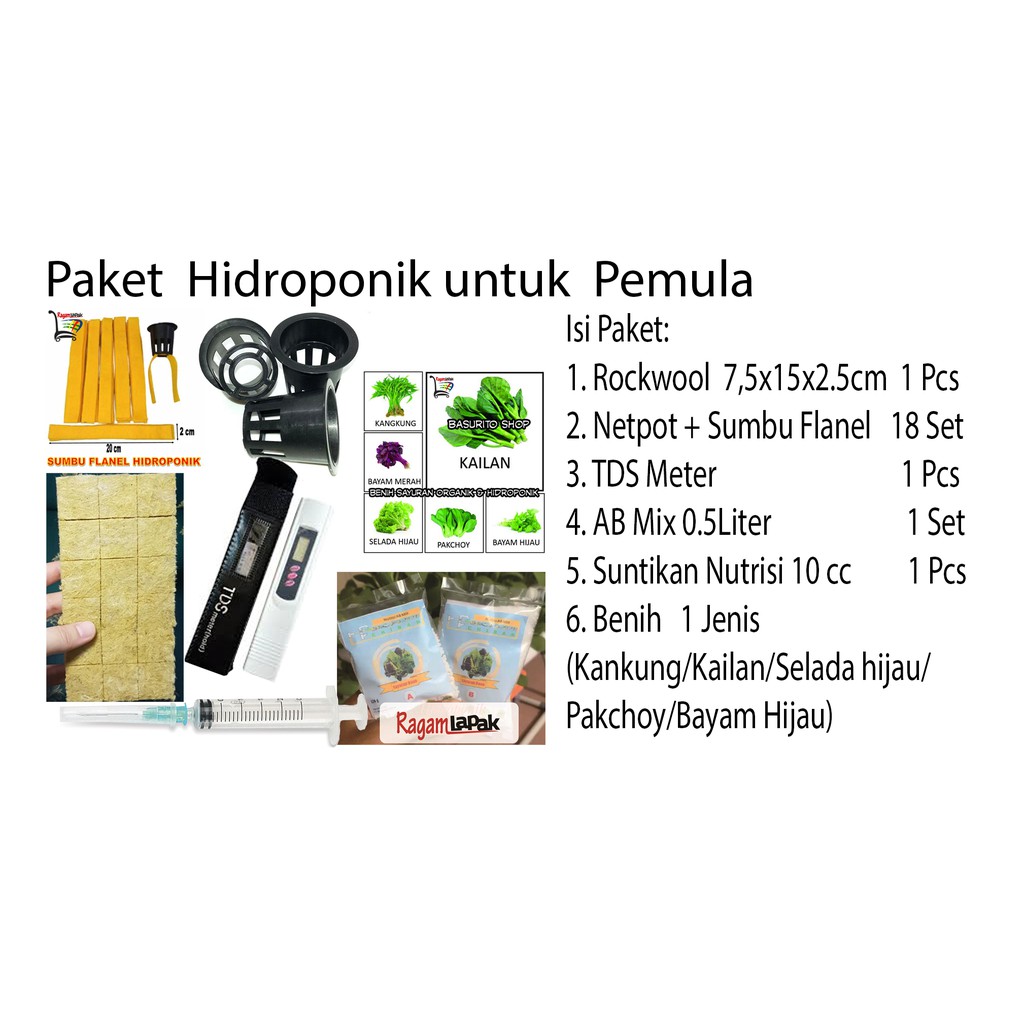 

Paket Hidroponik Pemula