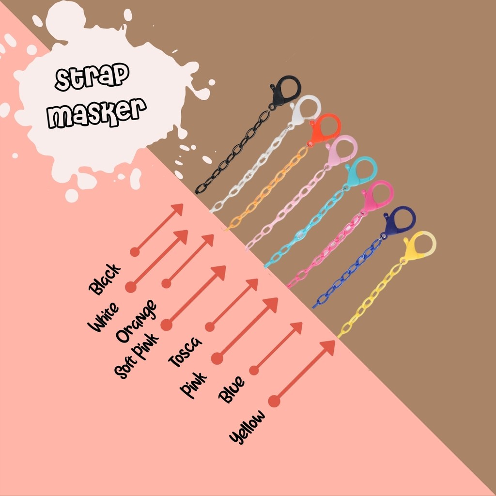 Tali Rantai Masker (Strap Masker Rantai)