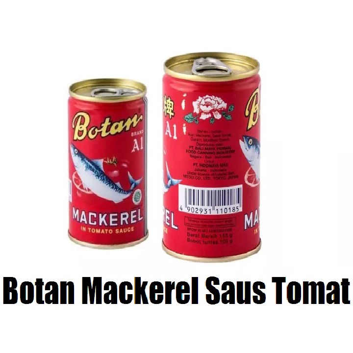 

Botan Mackerel Saus Tomat All Varian - Sarden Botan Makarel #SAP