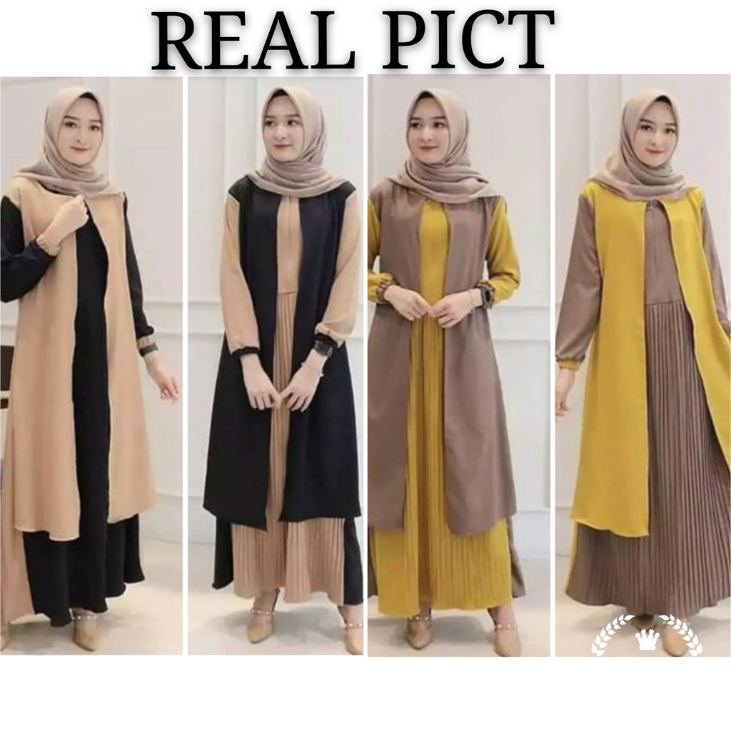 ABILA MAXY GAMIS PLISKET CARLINA FASHION