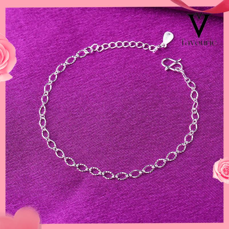 [COD]Single-layer Mini berbentuk hati Daisy Simple Transfer Beads Diamond Fashion Gelang-FA