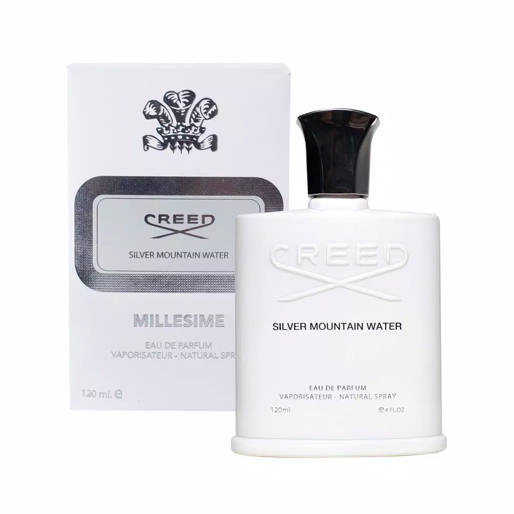 parfume ori singapur creed aventus putih/creed aventus silver mountain asli import