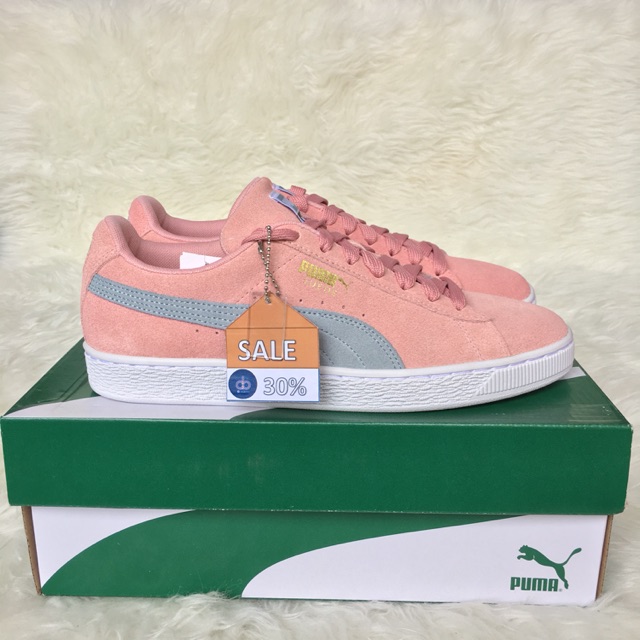 Sepatu Sneakers Pria PUMA Suede Classic Bridal Rose Original - Size 42