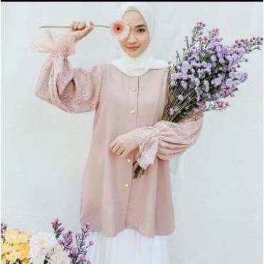 DIANE BLOUSE VANILLA BLUSH