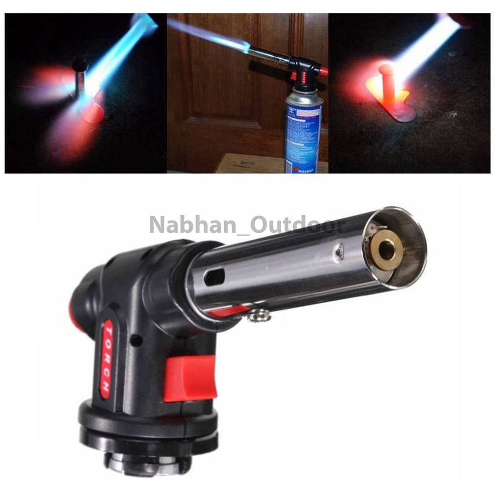 Firetric Kepala Gas - Black - Flame gun - Gas Butane Torch