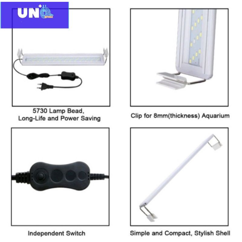 LAMPU ATAS AQUARIUM LED VS-A20CM/VS-A30CM/ VS-A40CM Murah