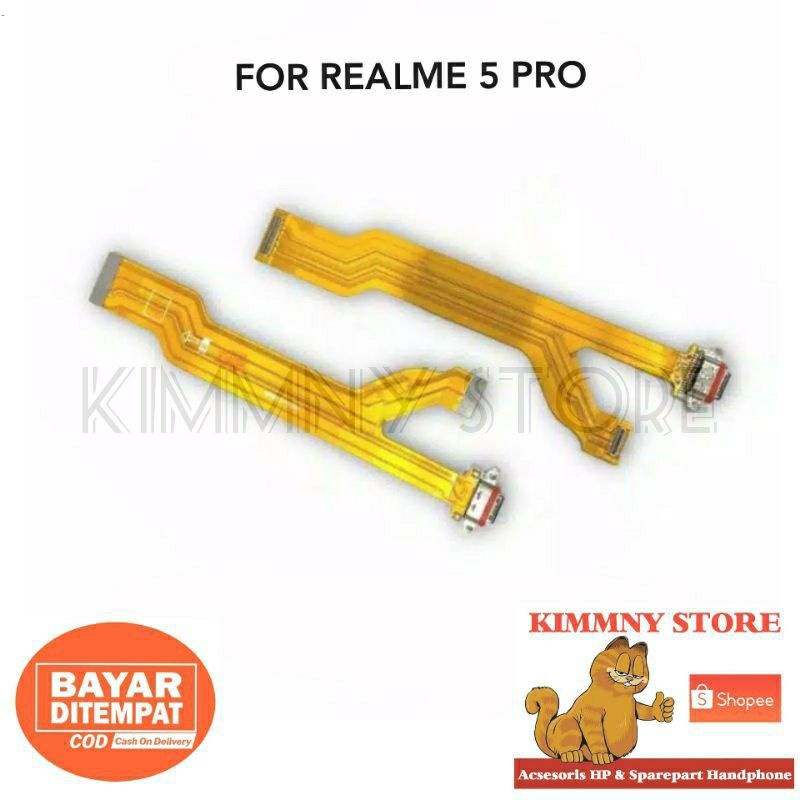 FLEXIBLE FLEXIBEL FLEKSIBEL CHARGER CAS REALME 5 PRO ORIGINAL