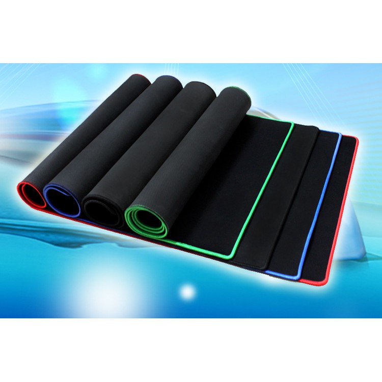 Locking gaming mouse and keyboard pad, large edging mouse pad, thickened office desk mat300*600*2mm