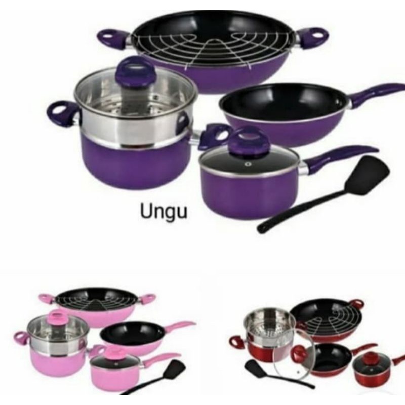 Cookware set vicenza 9 pcs v-709