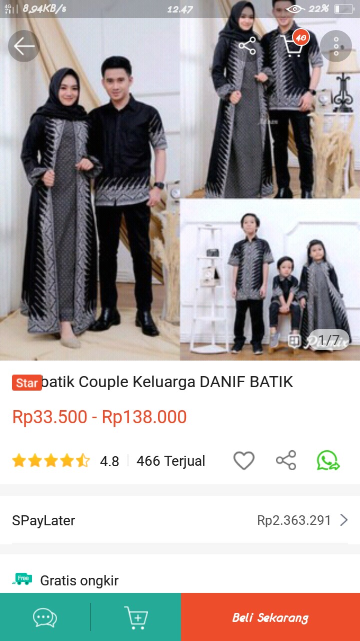 Batik Couple Keluarga Danif Batik