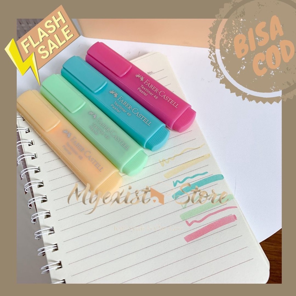 

Highlighter pastel Faber Castell Highlighter Text liner 46 Pastel Faber Castell-IVN424