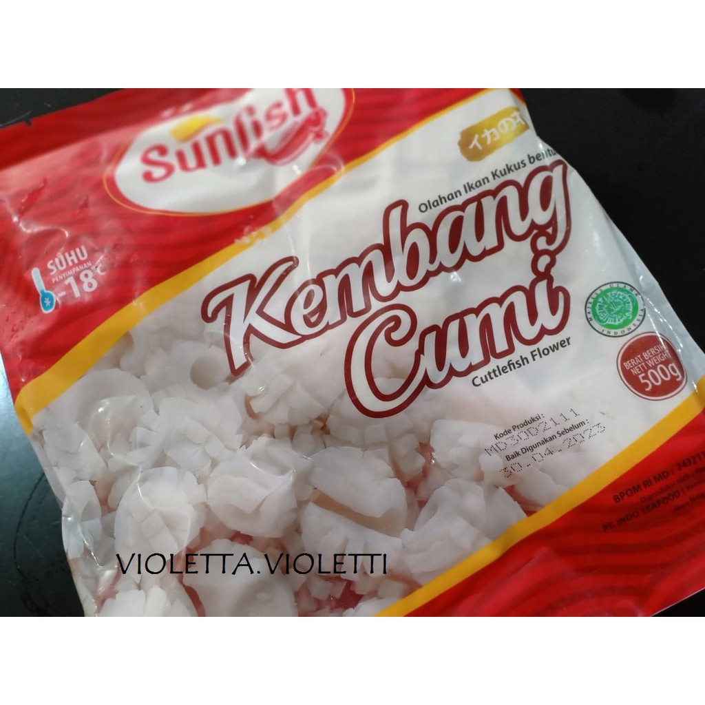 Kembang Cumi Sunfish 500 Gram / Sunfish Cuttlefish Flower 500Gram
