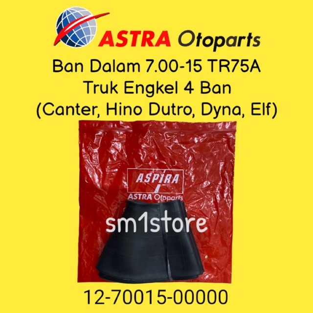 Ban Dalam Mobil Tube Ring 15 (12-70015) Pentil Panjang