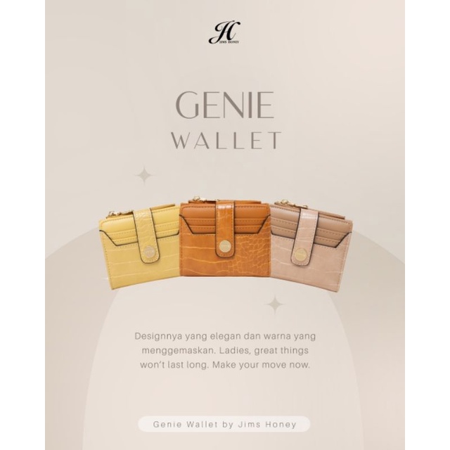 GENIE WALLET Dompet Original Premium Jimshoney Ory Dompet Lipat