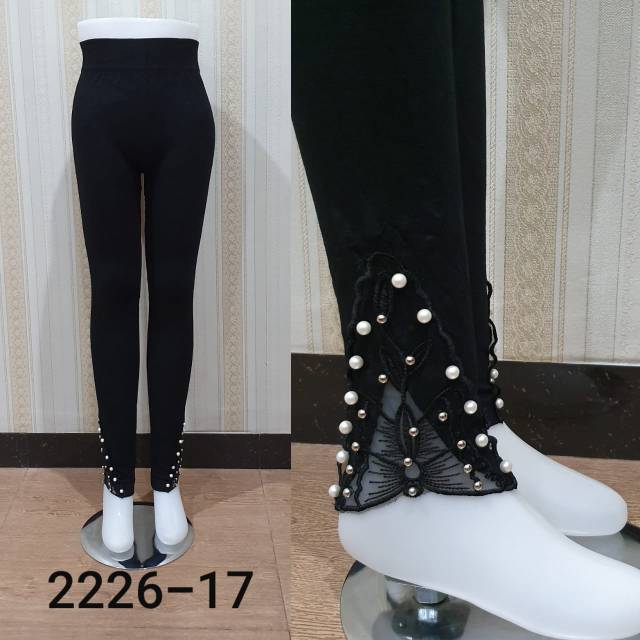 NEW LEGGING IMPORT RENDA KUPU KUPU 2226-17/LEGGING MURAH